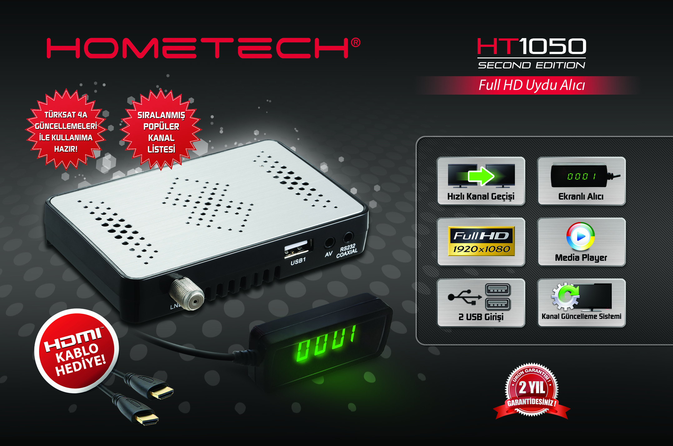 Hometech HT 1050 SE Tüm A101 Marketlerde!